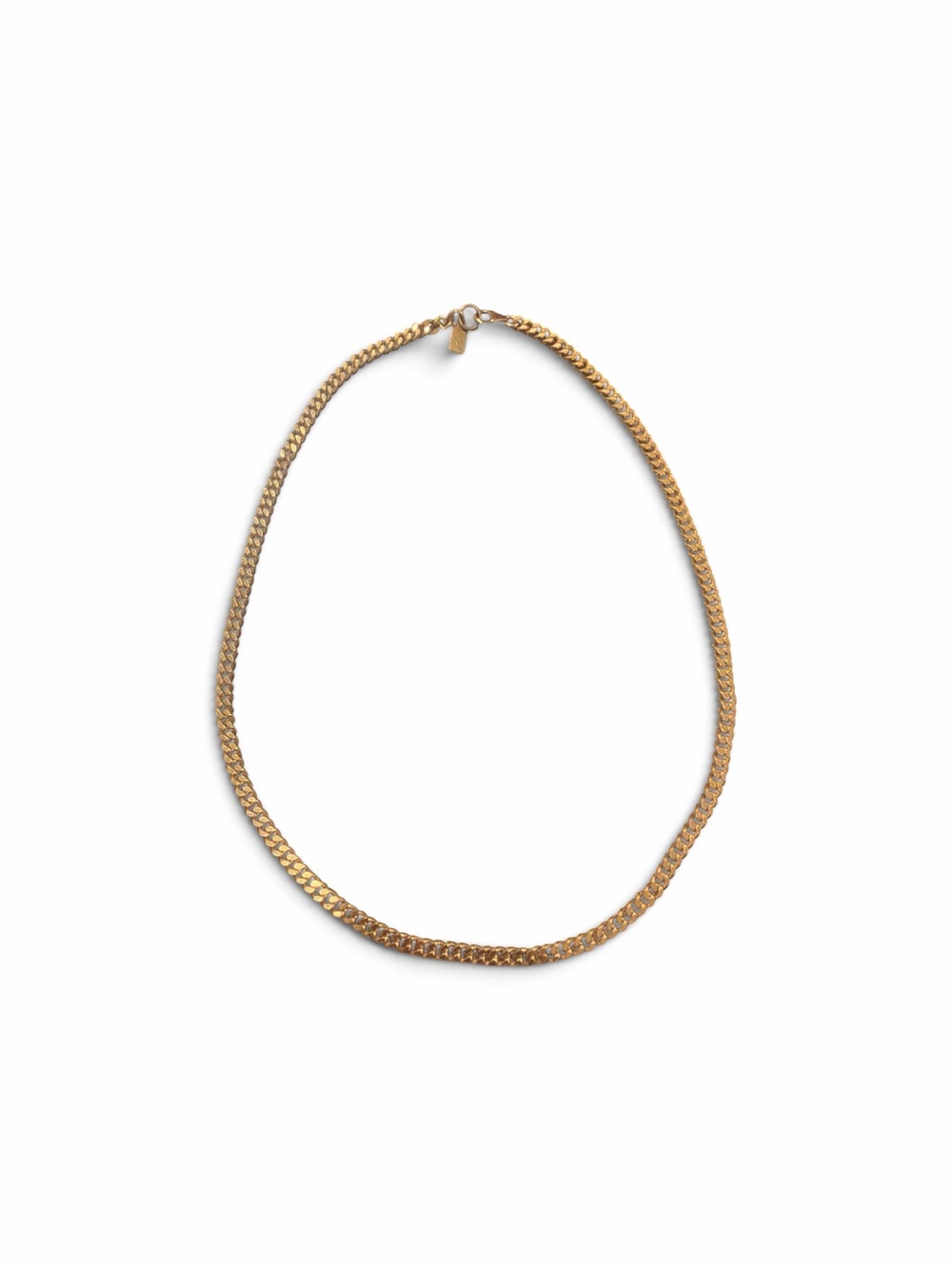 Electric Picks Harden Gold Flat Herringbone Chain Necklace 198